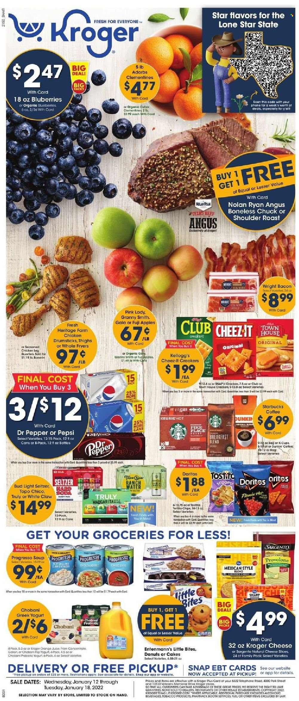 Kroger (GA, IL, LA, MI, OK, SC, TN, TX, VA) Weekly Ad Flyer January 12 to January 19