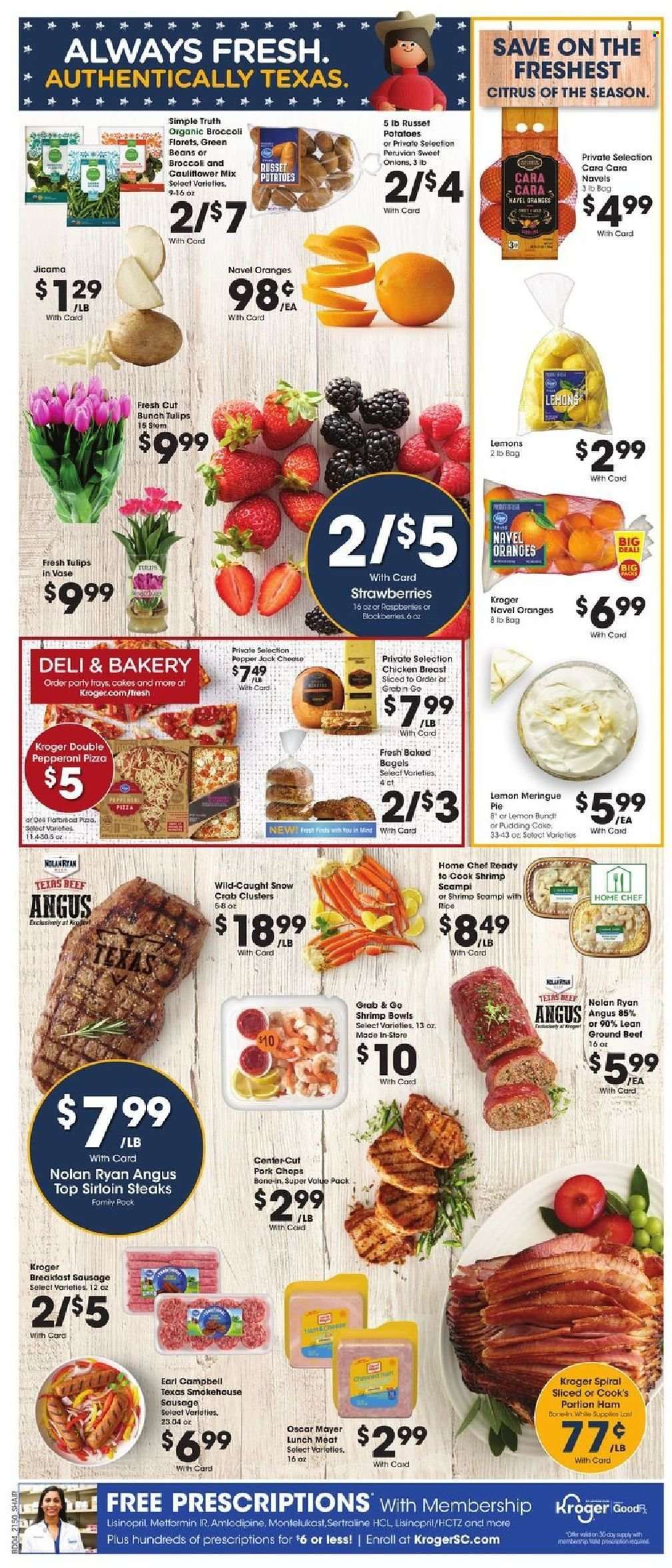 Kroger (GA, IL, LA, MI, OK, SC, TN, TX, VA) Weekly Ad Flyer January 12 to January 19