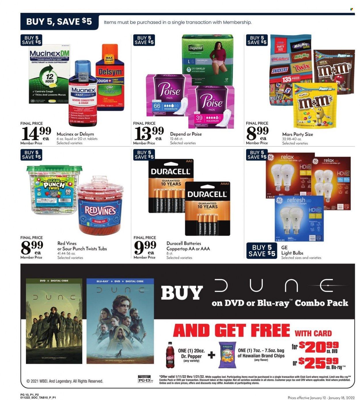 Pavilions (CA) Weekly Ad Flyer January 12 to January 19
