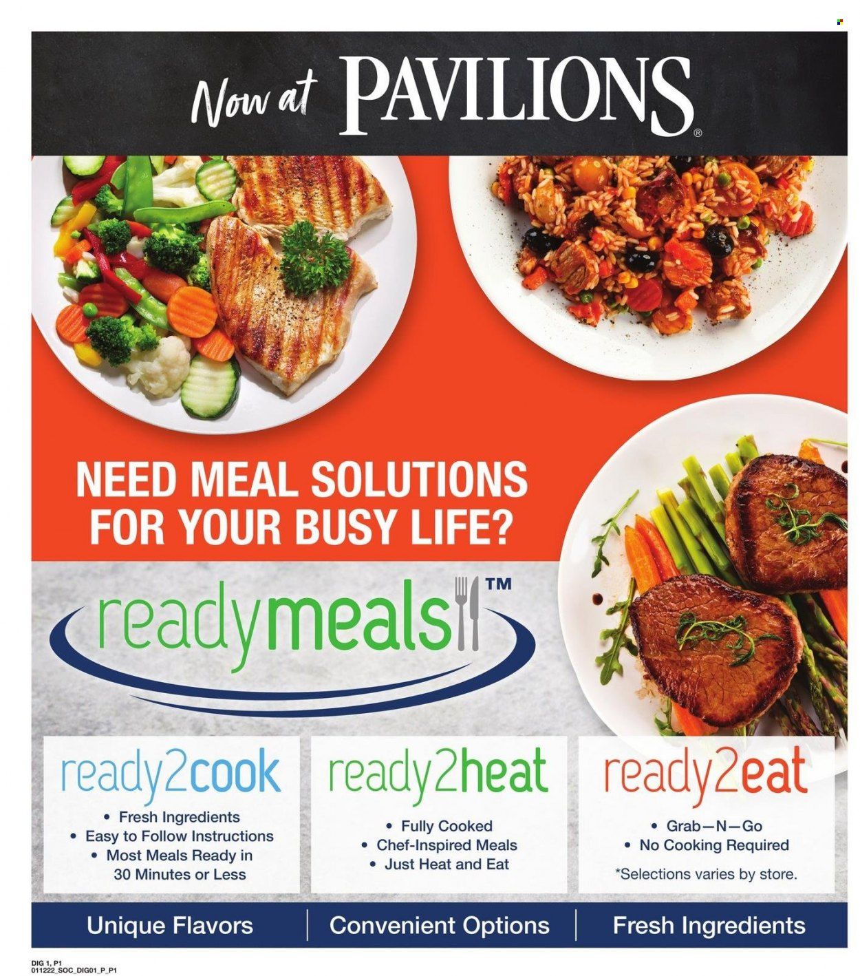 Pavilions (CA) Weekly Ad Flyer January 12 to January 19