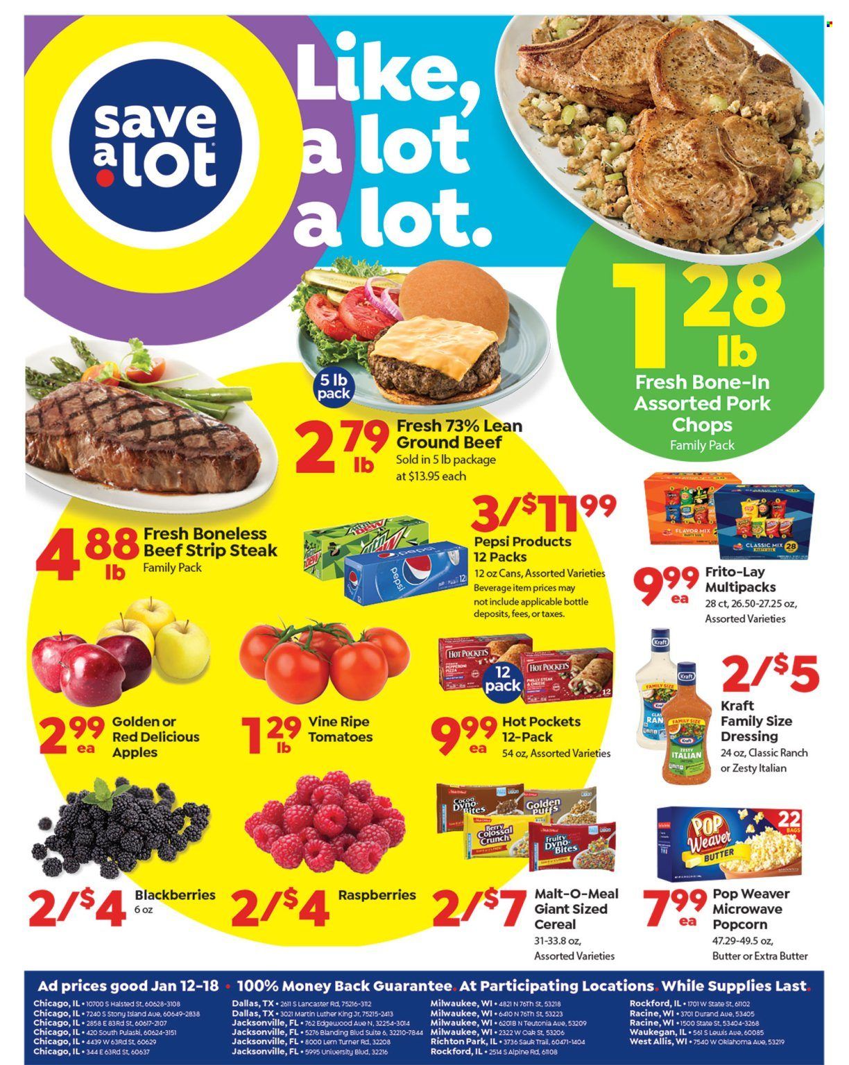 Save a Lot Weekly Ad Flyer January 13 to January 20