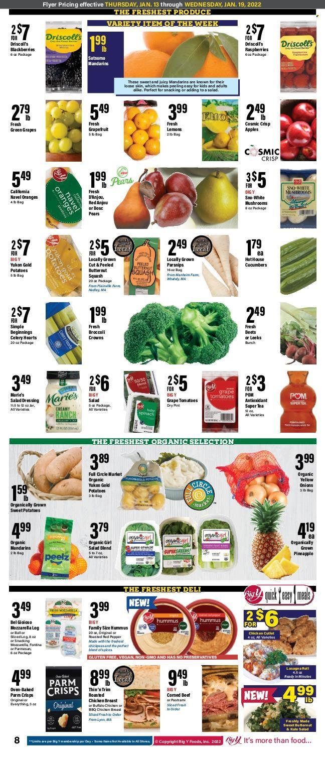 Big Y (MA) Weekly Ad Flyer January 13 to January 20