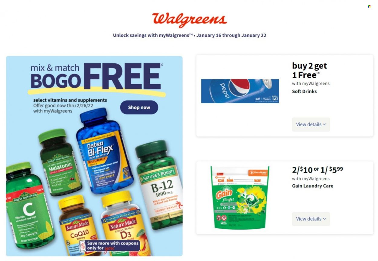 Walgreens Weekly Ad Flyer January 13 to January 20
