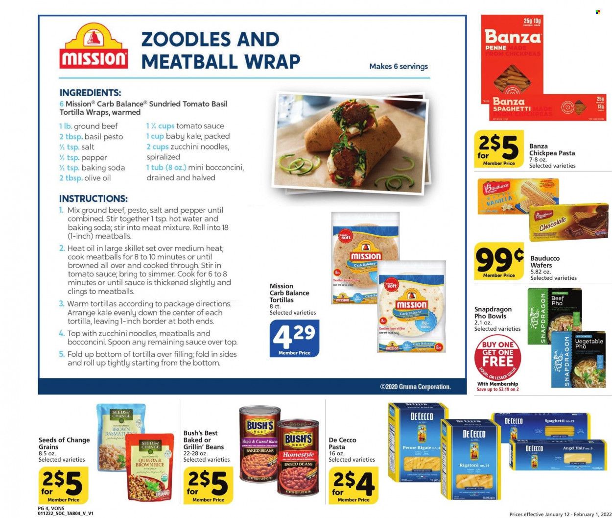 Vons (CA) Weekly Ad Flyer January 13 to January 20