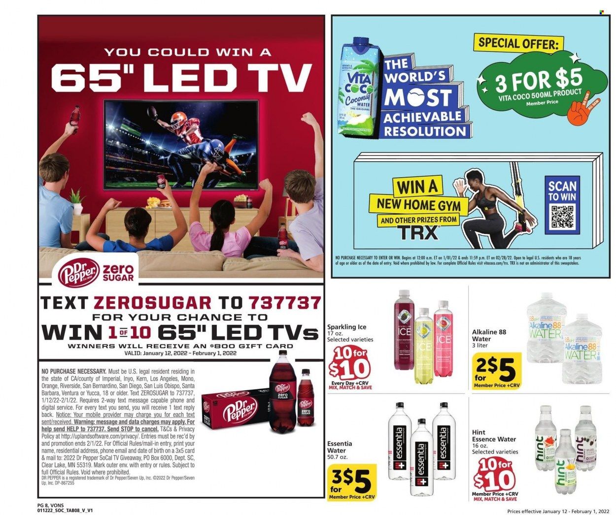 Vons (CA) Weekly Ad Flyer January 13 to January 20