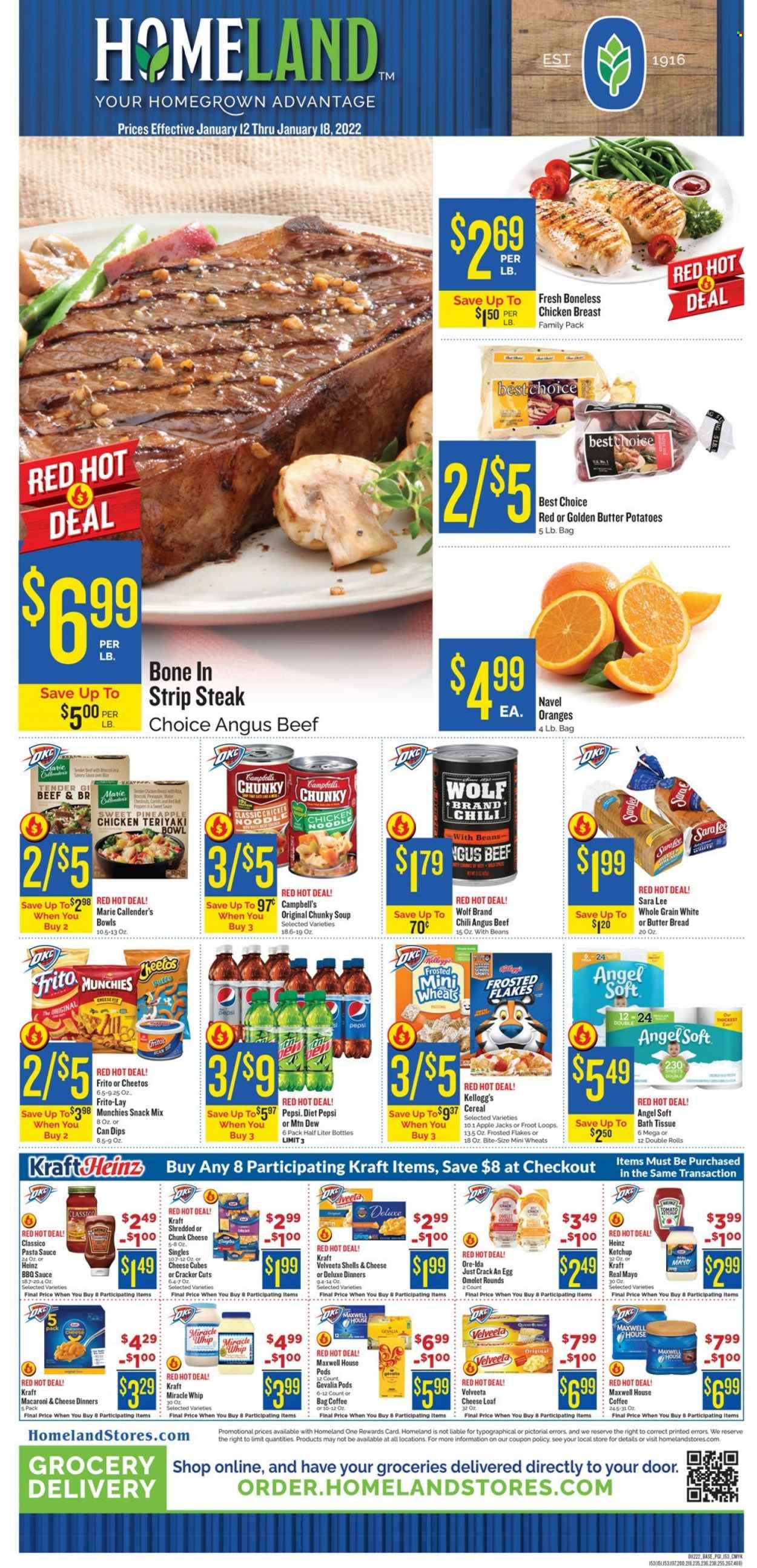 Homeland (OK, TX) Weekly Ad Flyer January 13 to January 20