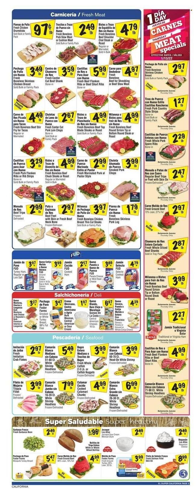 El Super (CA, NM, NV, TX) Weekly Ad Flyer January 13 to January 20