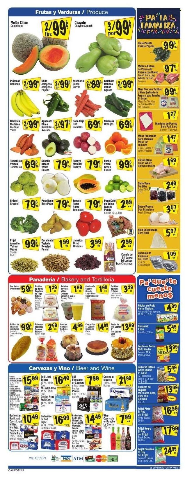 El Super (CA, NM, NV, TX) Weekly Ad Flyer January 13 to January 20