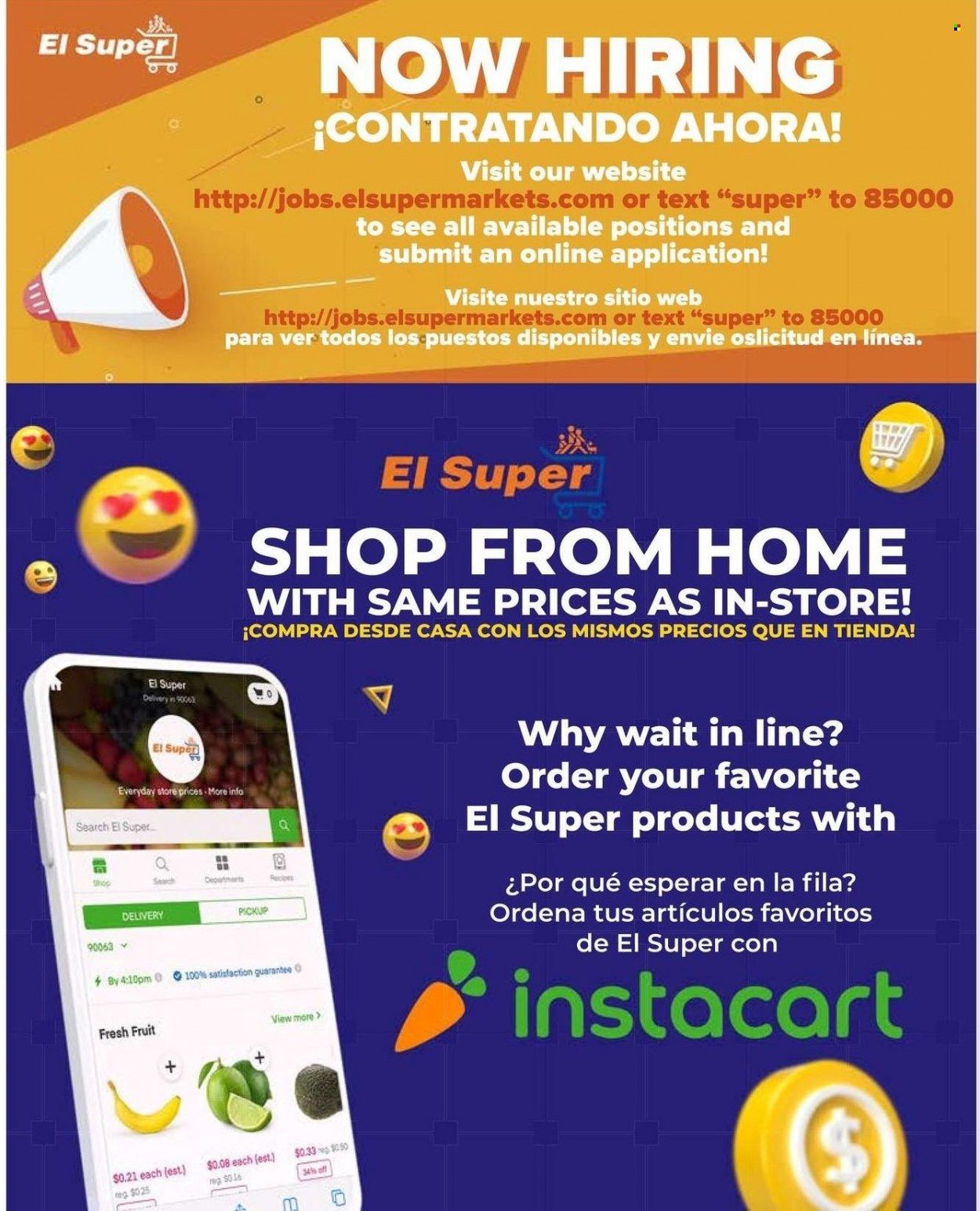El Super (CA, NM, NV, TX) Weekly Ad Flyer January 13 to January 20