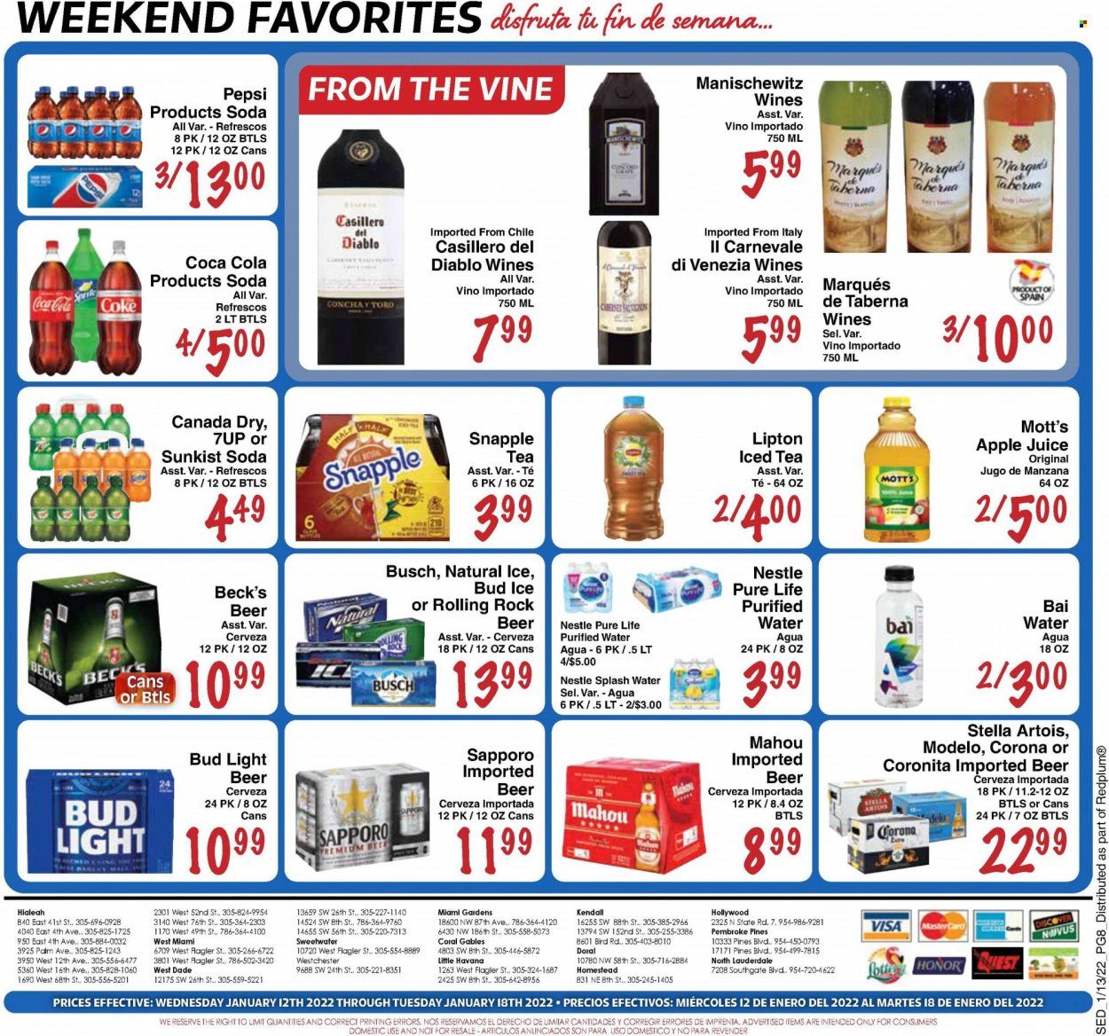 Sedano's (FL) Weekly Ad Flyer January 13 to January 20