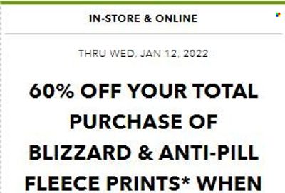 JOANN Weekly Ad Flyer January 13 to January 20