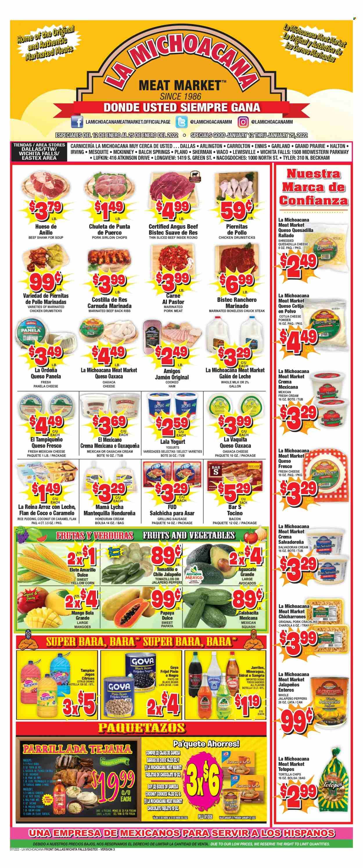 La Michoacana Meat Market (TX) Weekly Ad Flyer January 13 to January 20