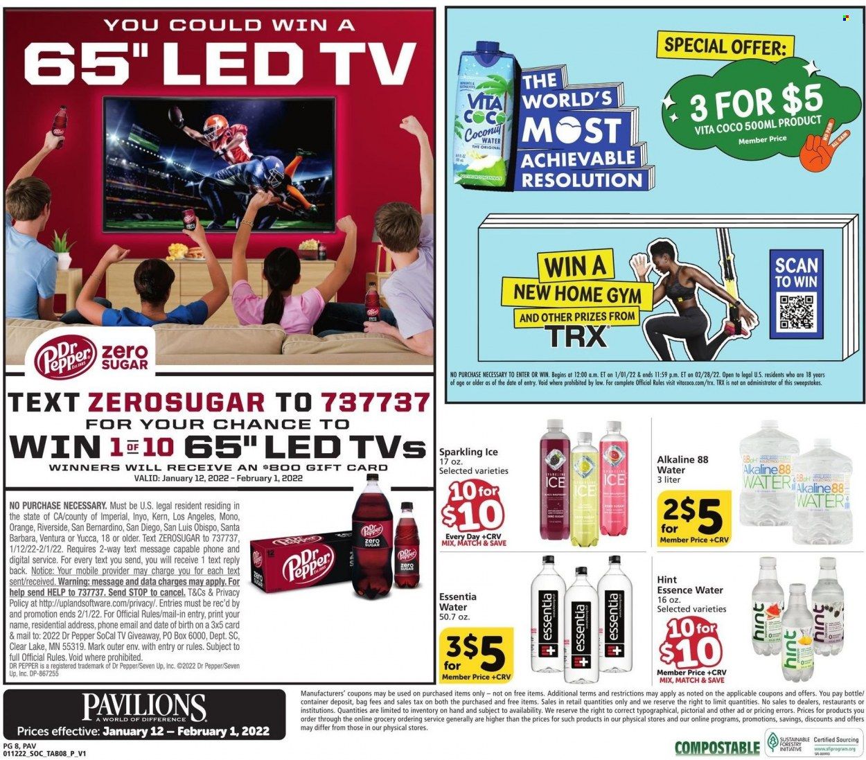 Pavilions (CA) Weekly Ad Flyer January 13 to January 20