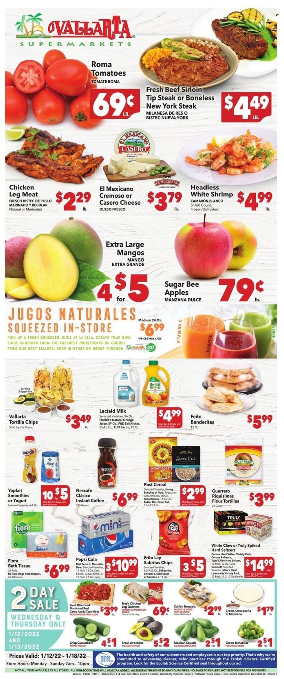 Vallarta (CA) Weekly Ad Flyer January 13 to January 20