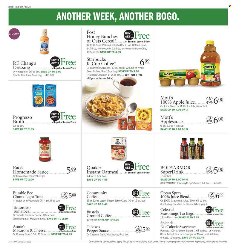 Publix (AL, FL, GA, NC, SC, TN) Weekly Ad Flyer January 13 to January 20