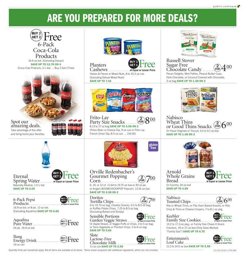 Publix (AL, FL, GA, NC, SC, TN) Weekly Ad Flyer January 13 to January 20