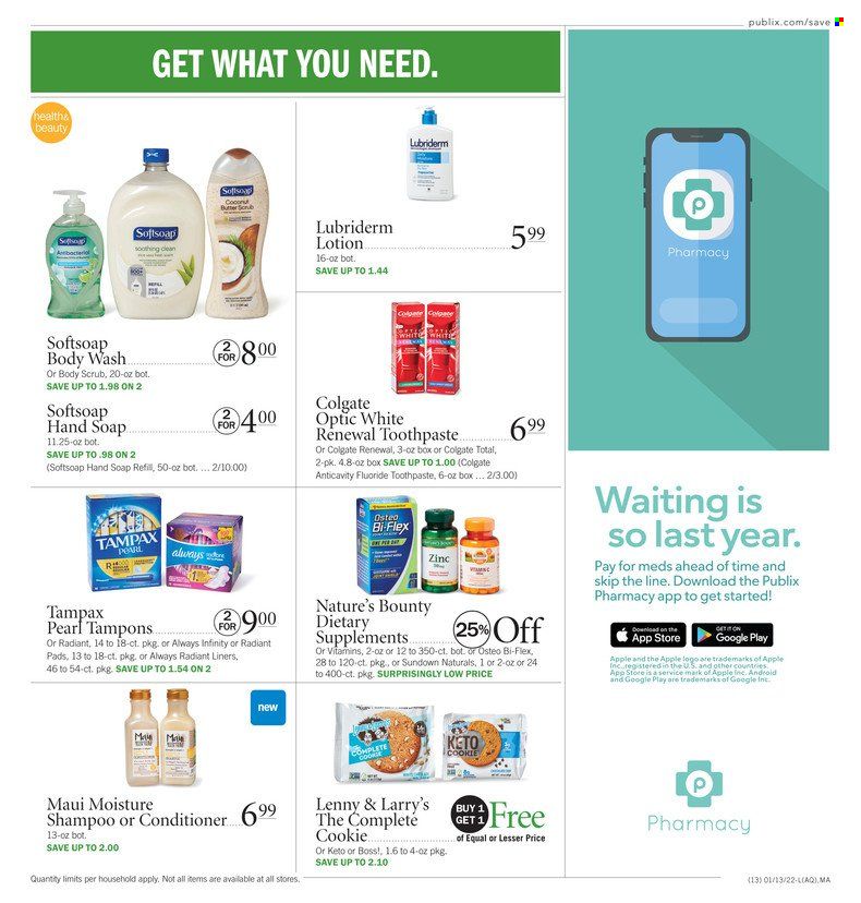 Publix (AL, FL, GA, NC, SC, TN) Weekly Ad Flyer January 13 to January 20