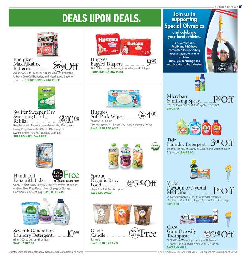 Publix (AL, FL, GA, NC, SC, TN) Weekly Ad Flyer January 13 to January 20