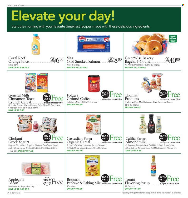 Publix (AL, FL, GA, NC, SC, TN) Weekly Ad Flyer January 13 to January 20