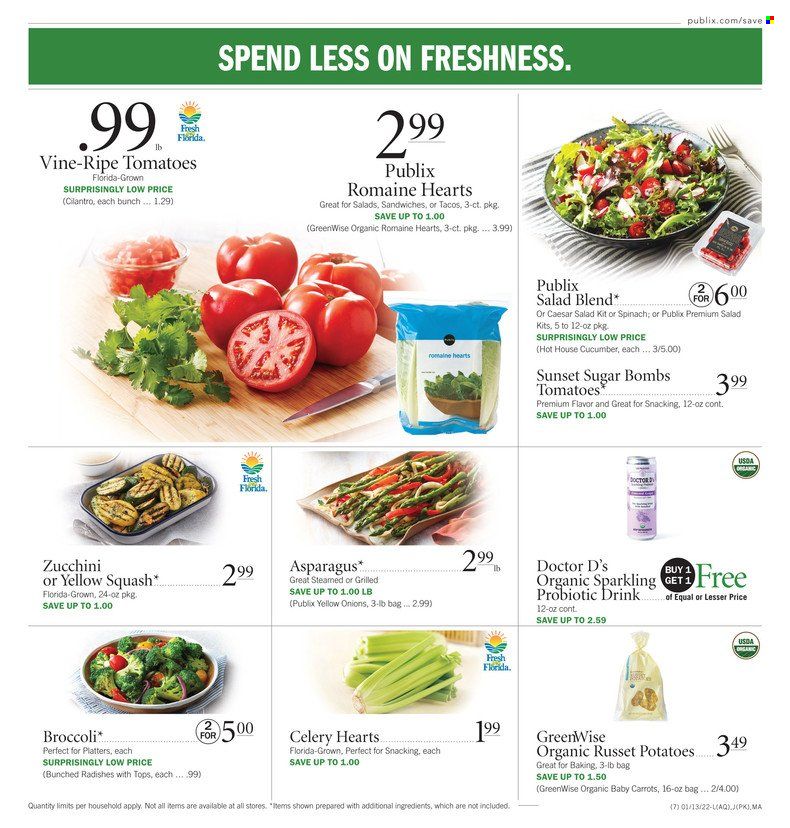 Publix (AL, FL, GA, NC, SC, TN) Weekly Ad Flyer January 13 to January 20