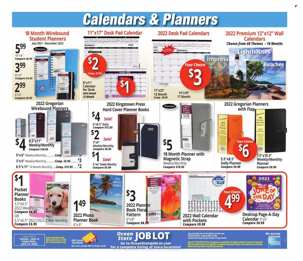 Ocean State Job Lot (CT, MA, ME, NH, NJ, NY, RI) Weekly Ad Flyer January 13 to January 20
