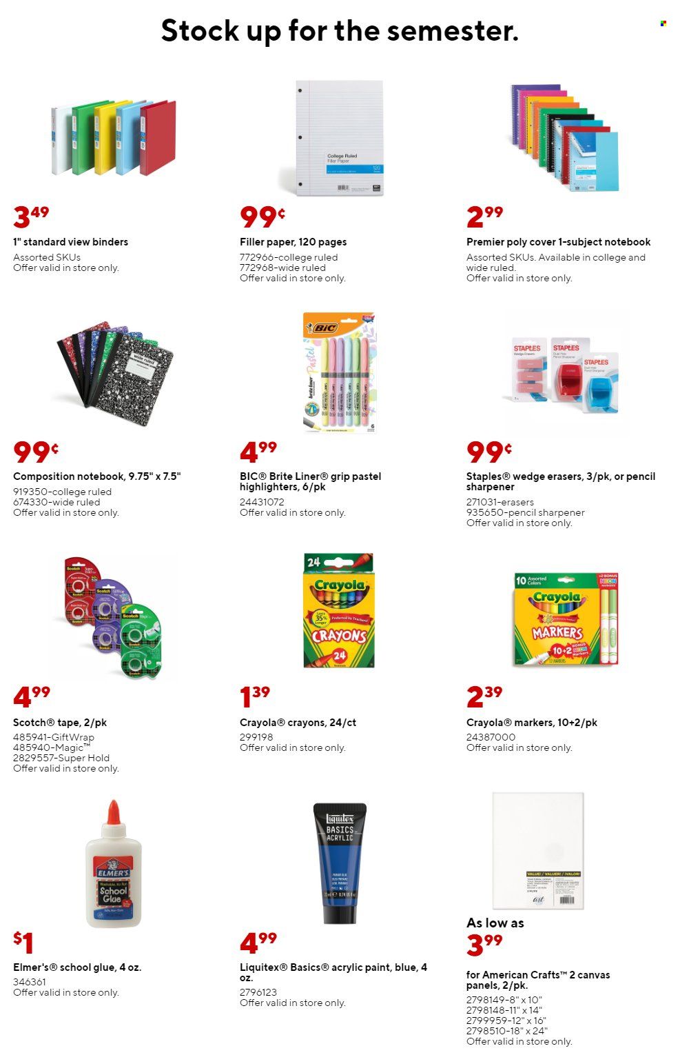 Staples Weekly Ad Flyer January 13 to January 20