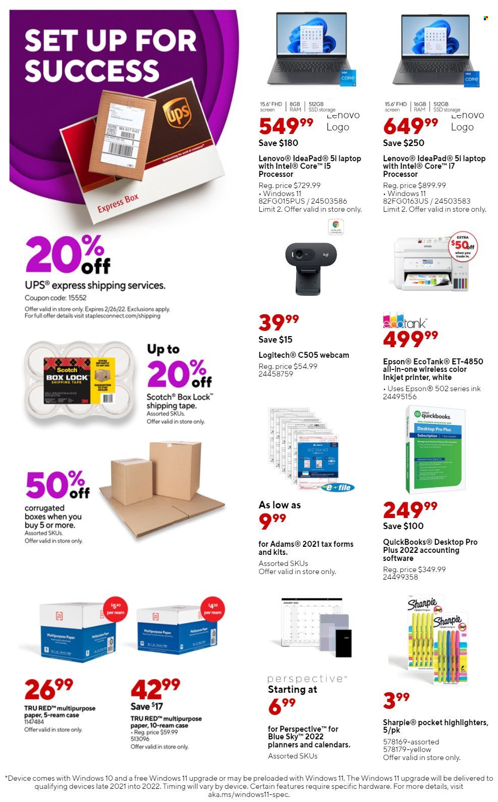 Staples Weekly Ad Flyer January 13 to January 20