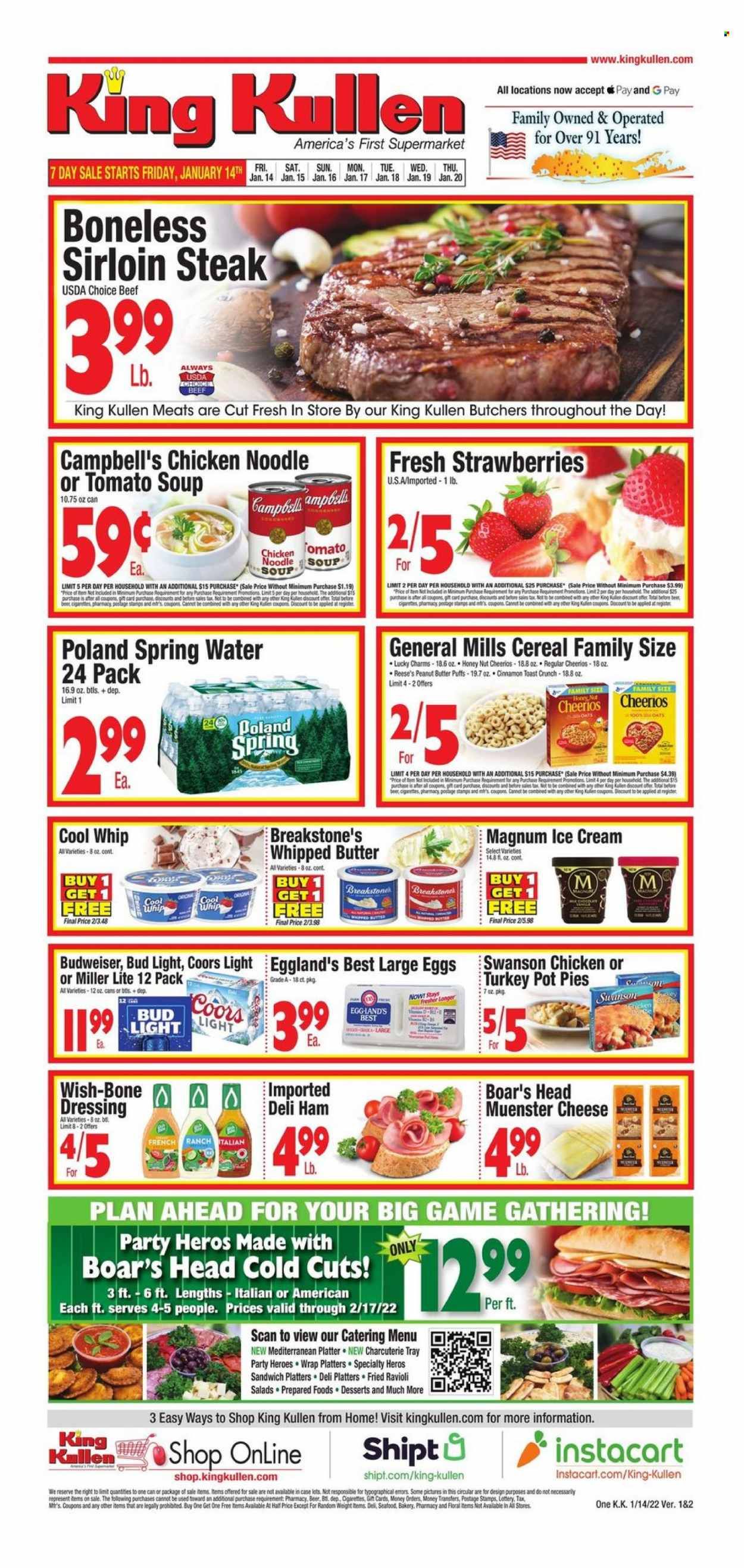 King Kullen (NY) Weekly Ad Flyer January 13 to January 20