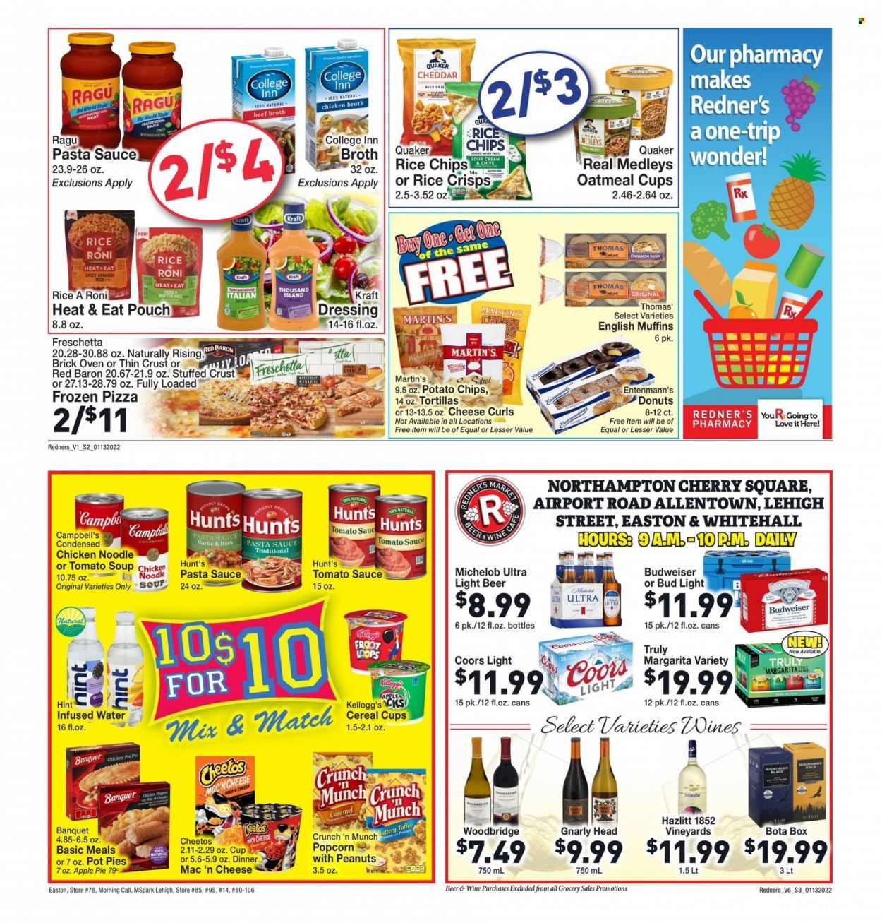Redner's Markets (DE, MD, PA) Weekly Ad Flyer January 13 to January 20