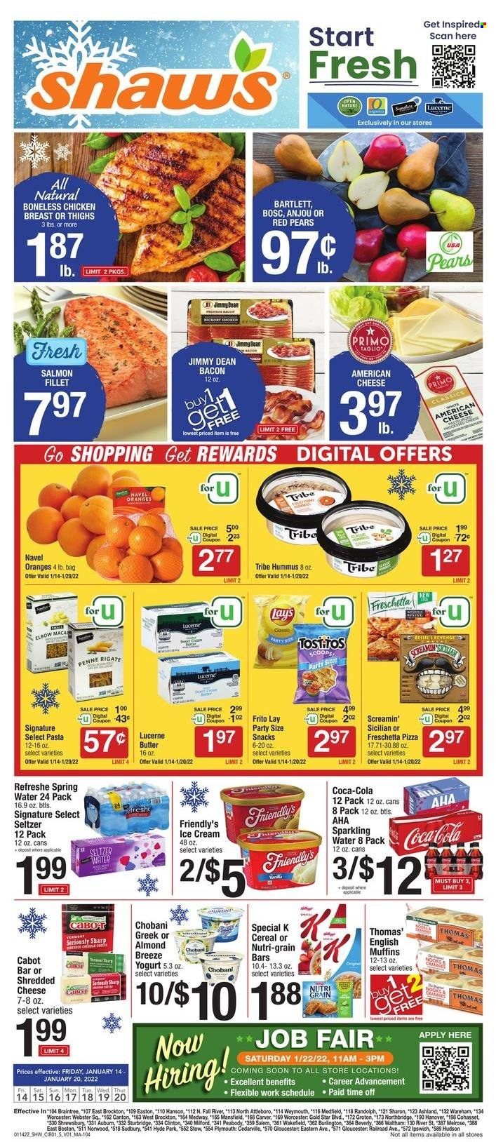 Shaw’s (MA, ME, NH, RI, VT) Weekly Ad Flyer January 13 to January 20