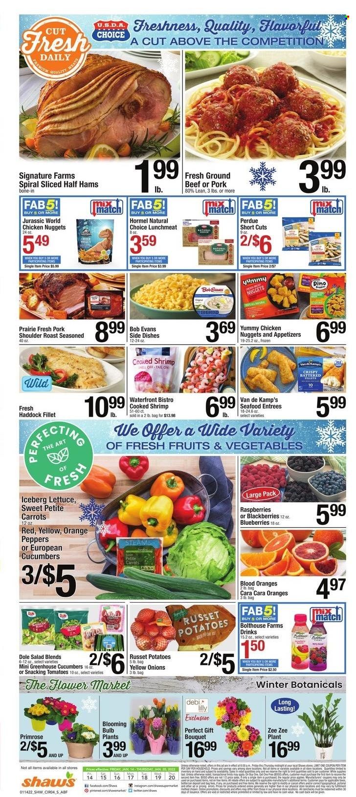 Shaw’s (MA, ME, NH, RI, VT) Weekly Ad Flyer January 13 to January 20