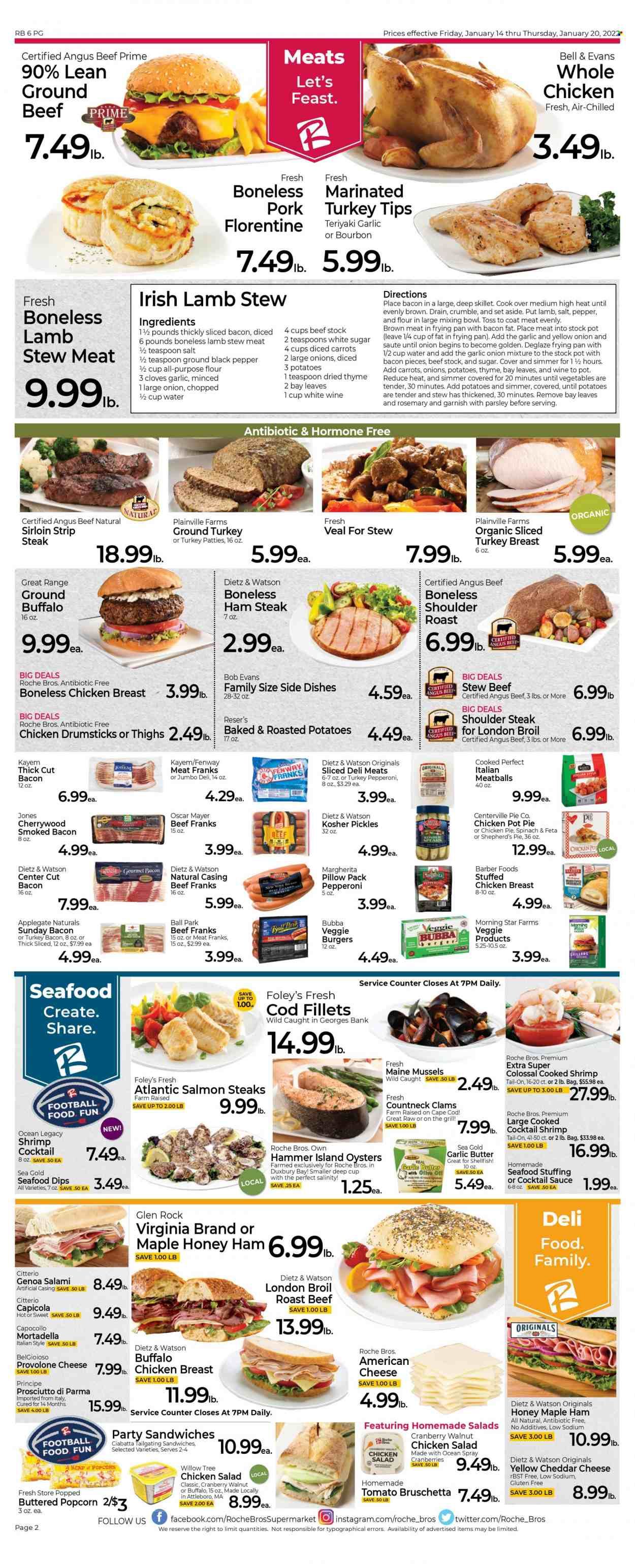 Roche Bros. (MA) Weekly Ad Flyer January 13 to January 20