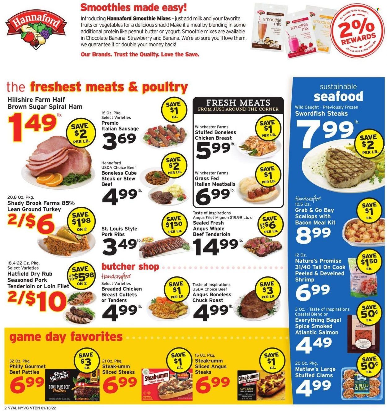 Hannaford (NY) Weekly Ad Flyer January 15 to January 22