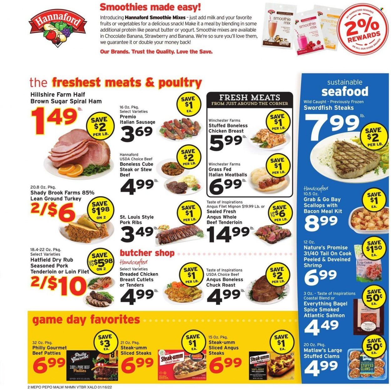 Hannaford (MA) Weekly Ad Flyer January 15 to January 22