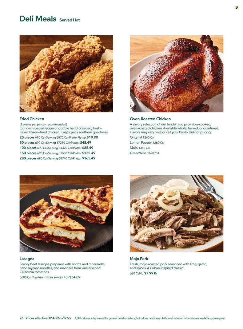 Publix (AL, FL, GA, NC, SC, TN) Weekly Ad Flyer January 15 to January 22