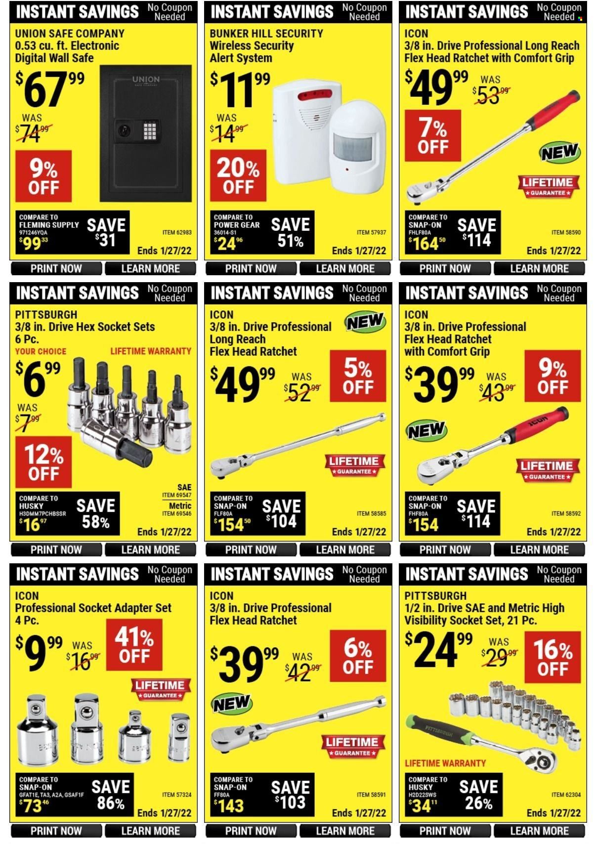Harbor Freight Weekly Ad Flyer January 15 to January 22