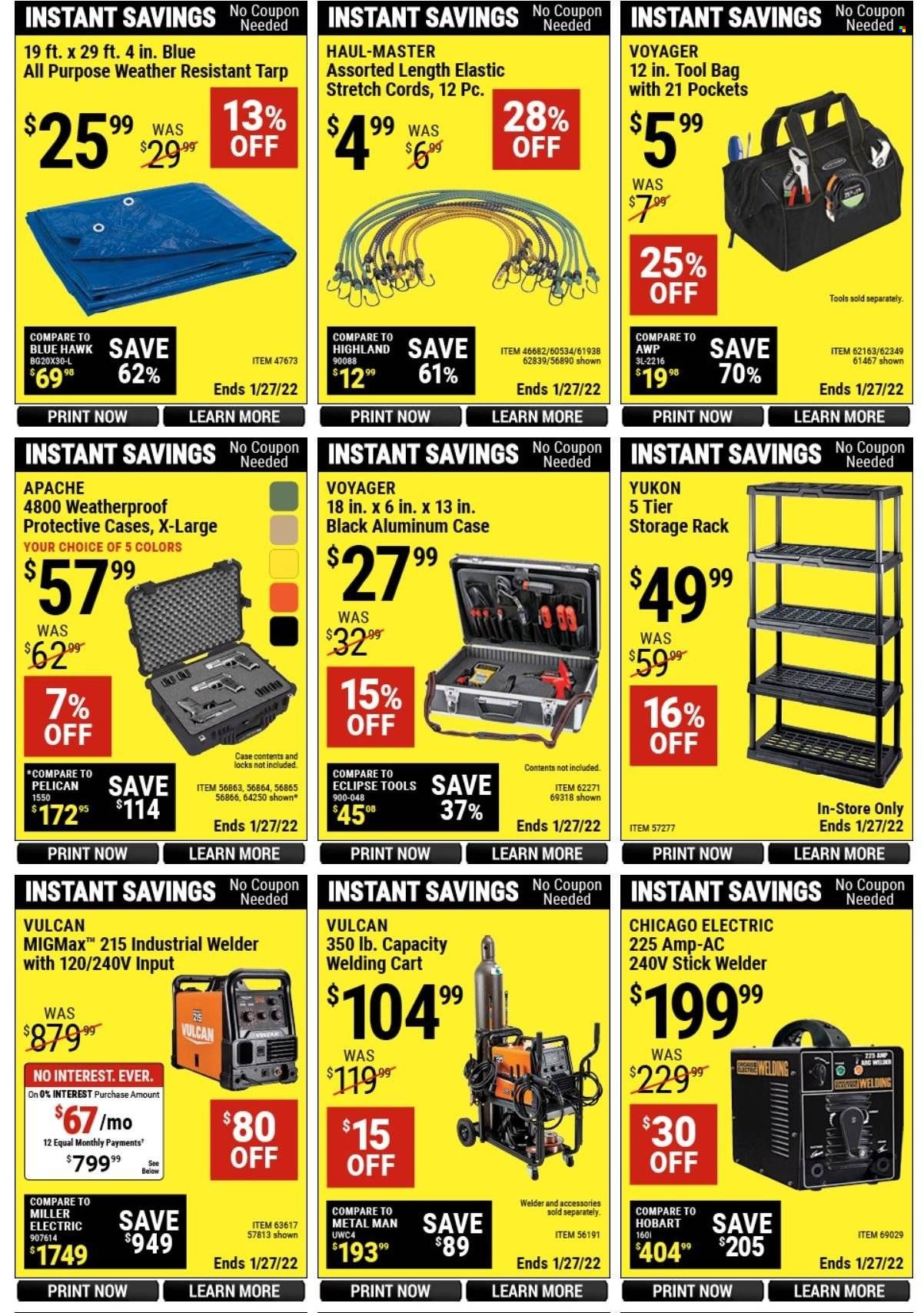 Harbor Freight Weekly Ad Flyer January 15 to January 22