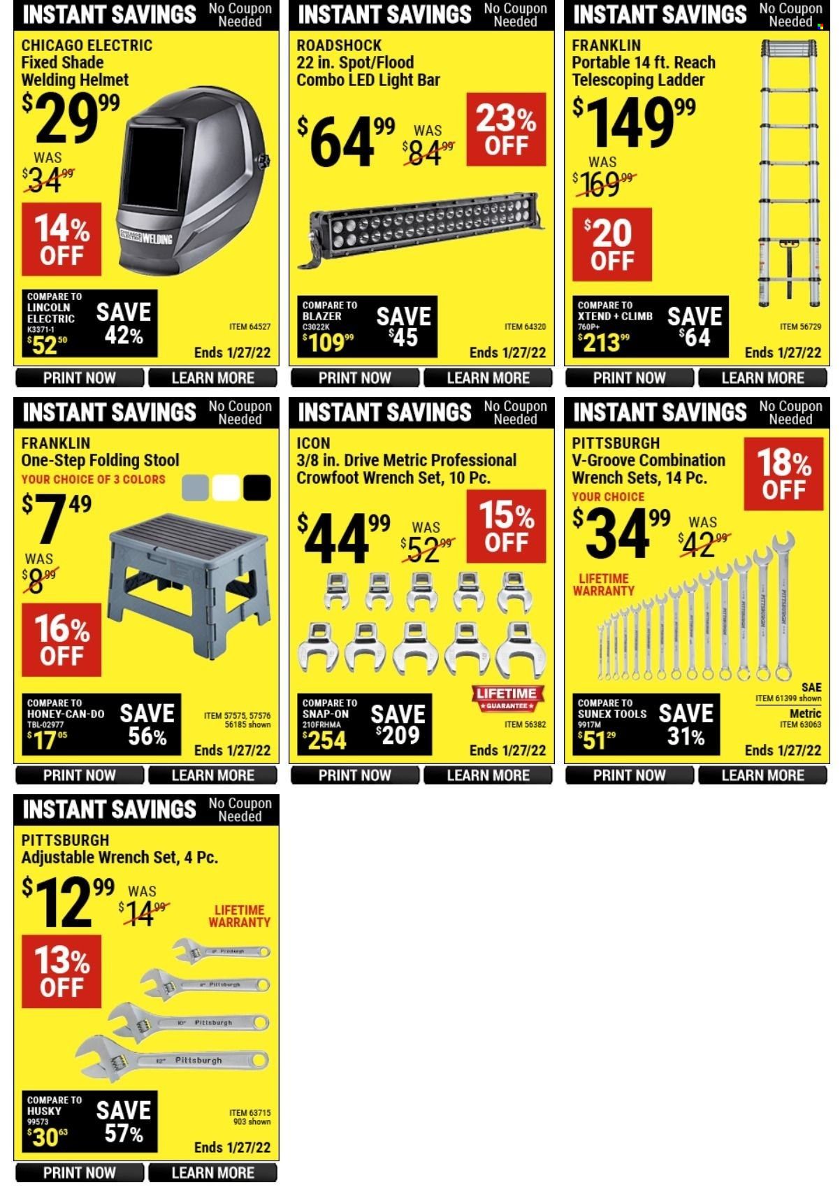 Harbor Freight Weekly Ad Flyer January 15 to January 22