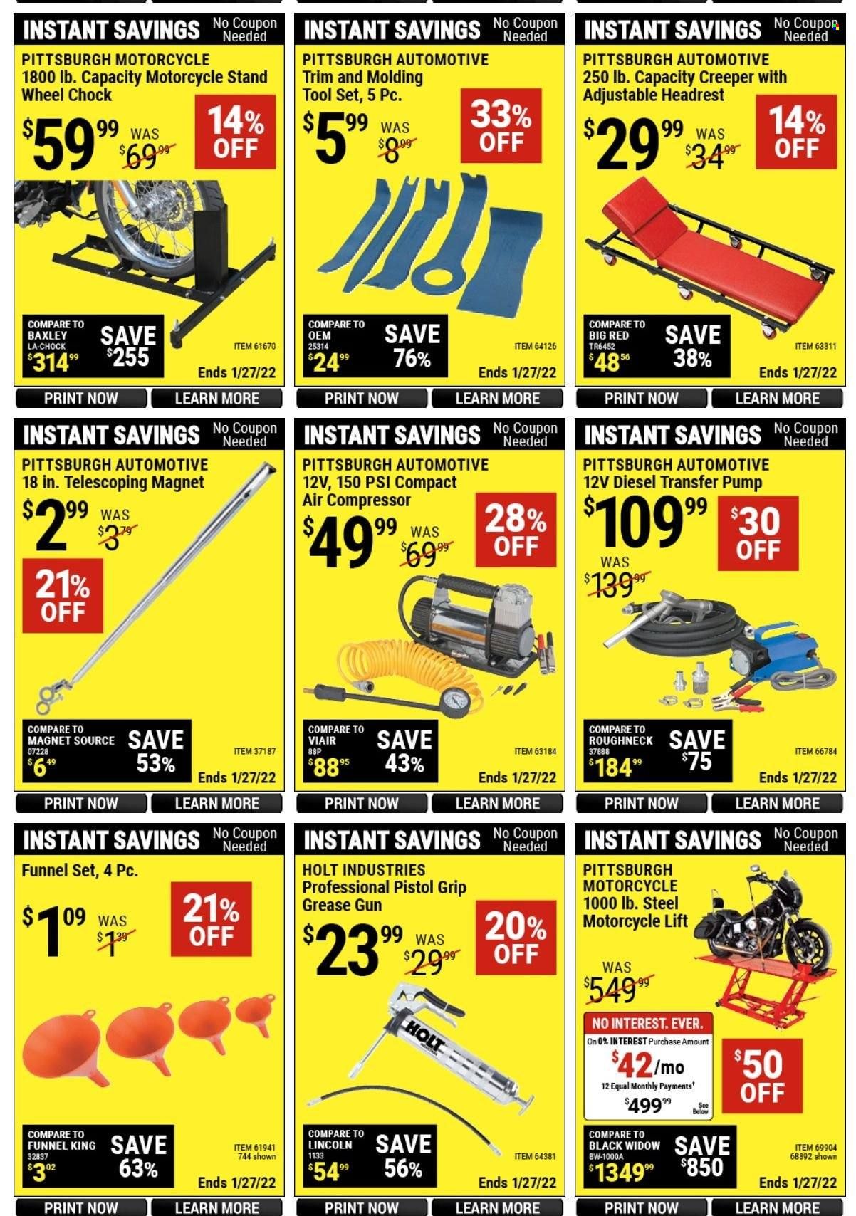 Harbor Freight Weekly Ad Flyer January 15 to January 22