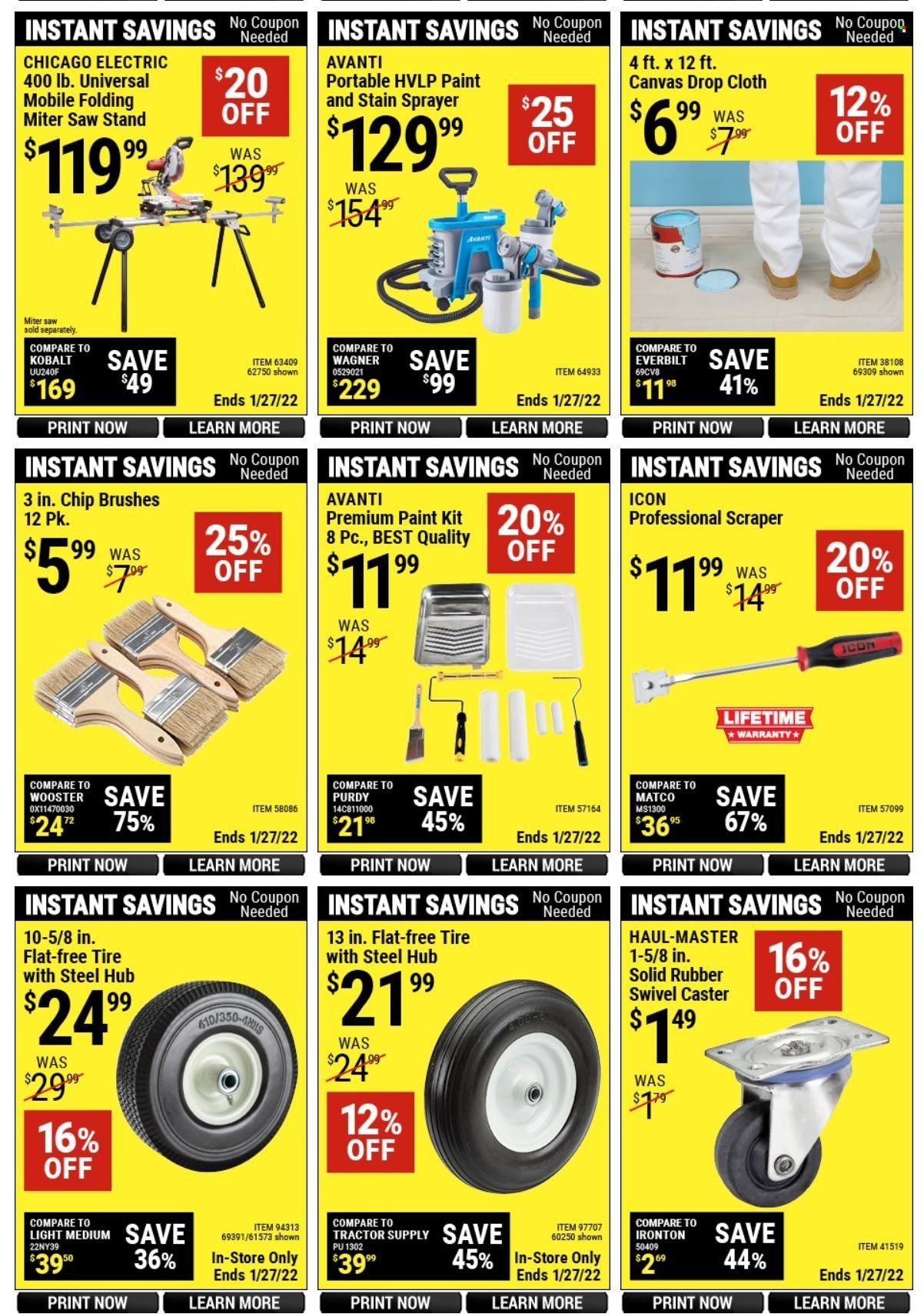 Harbor Freight Weekly Ad Flyer January 15 to January 22