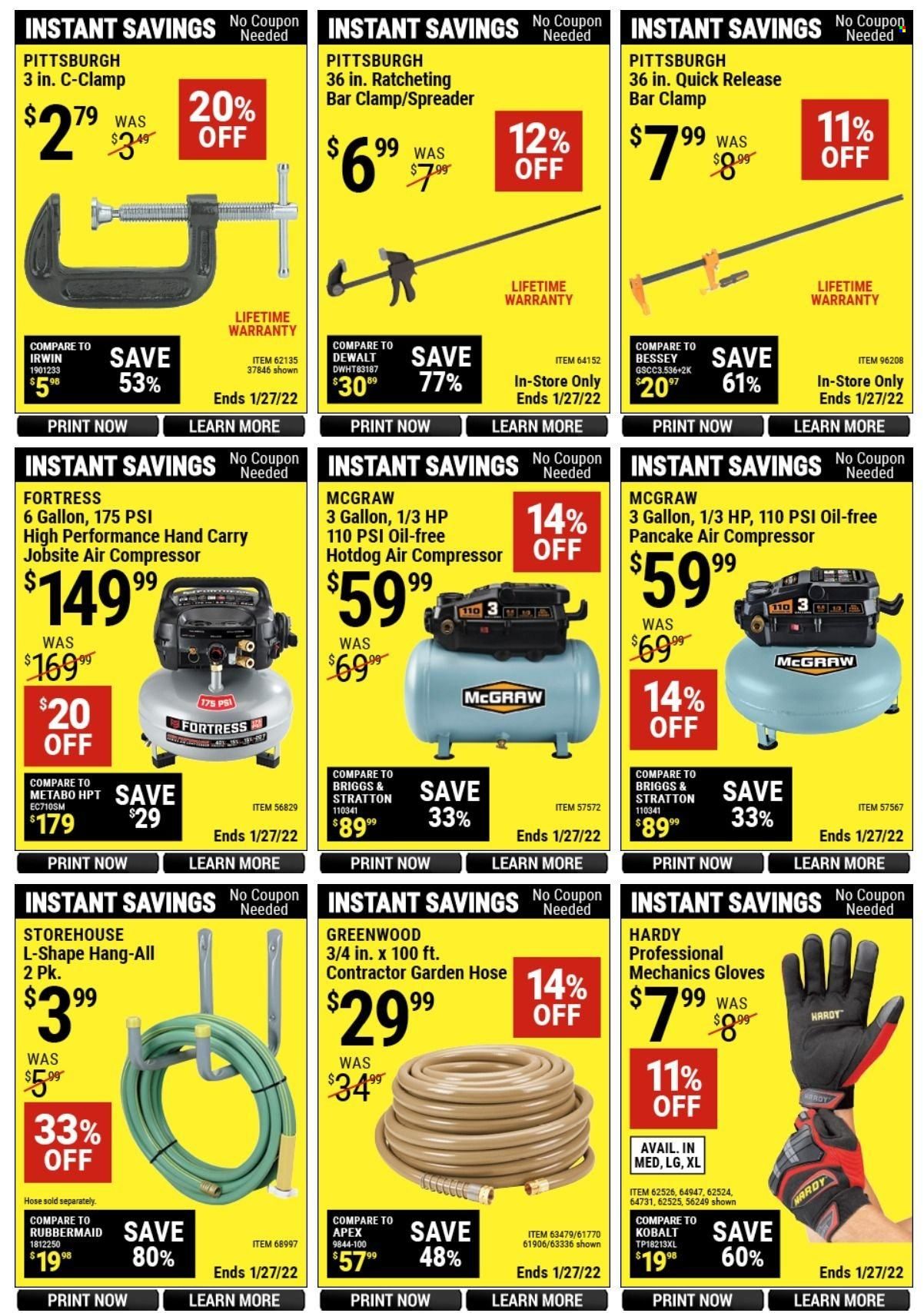 Harbor Freight Weekly Ad Flyer January 15 to January 22