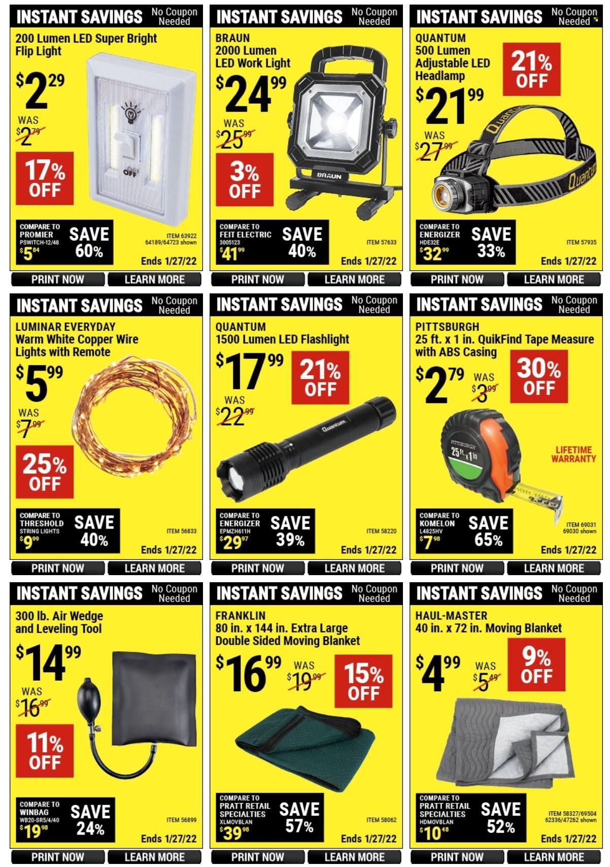 Harbor Freight Weekly Ad Flyer January 15 to January 22