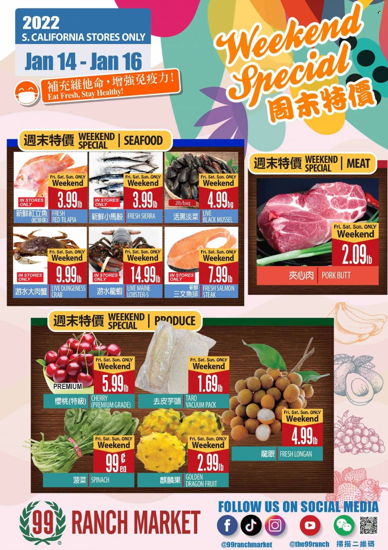 99 Ranch Market (CA) Weekly Ad Flyer January 15 to January 22