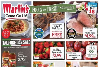 Martin’s (IN, MI) Weekly Ad Flyer January 15 to January 22
