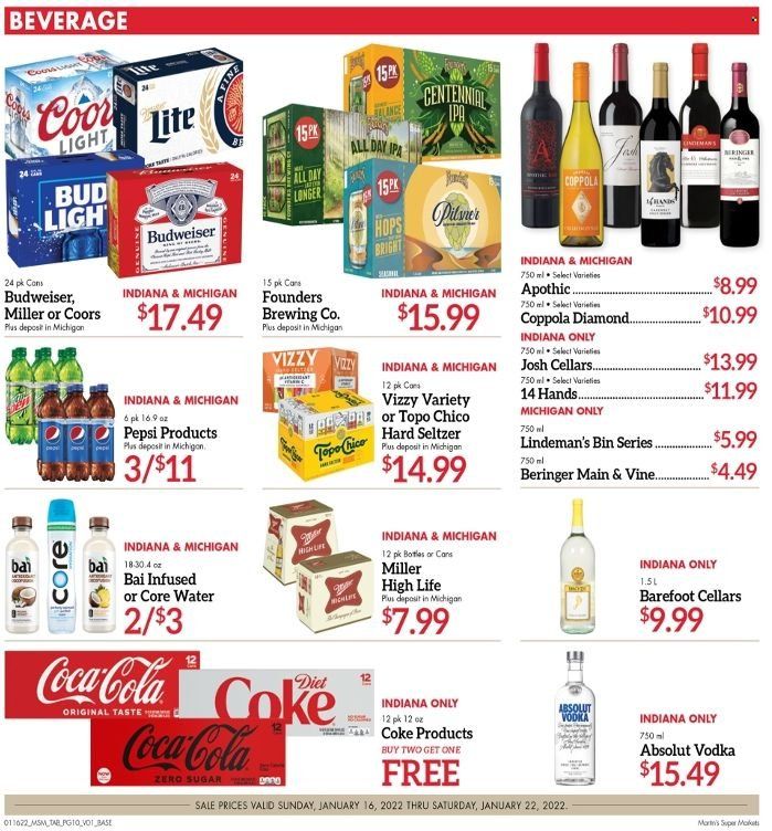 Martin’s (IN, MI) Weekly Ad Flyer January 15 to January 22