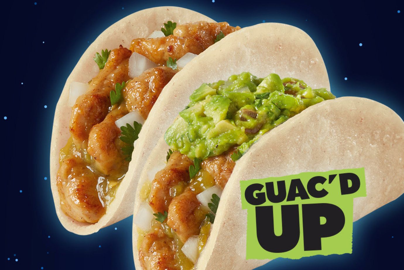 New Buy One Get One Free Deal Offered on Chicken Tacos Del Carbon Through the Del Taco App New Buy One Get One Free Deal Offered on Chicken Tacos Del Carbon Through the Del Taco App