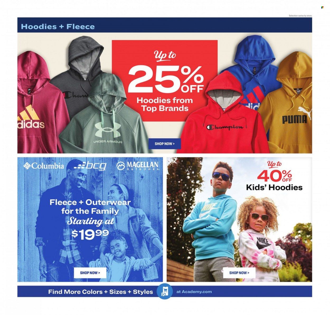 Academy Sports (AL, AR, GA, LA, MO, NC, SC, TN, TX) Weekly Ad Flyer January 17 to January 24