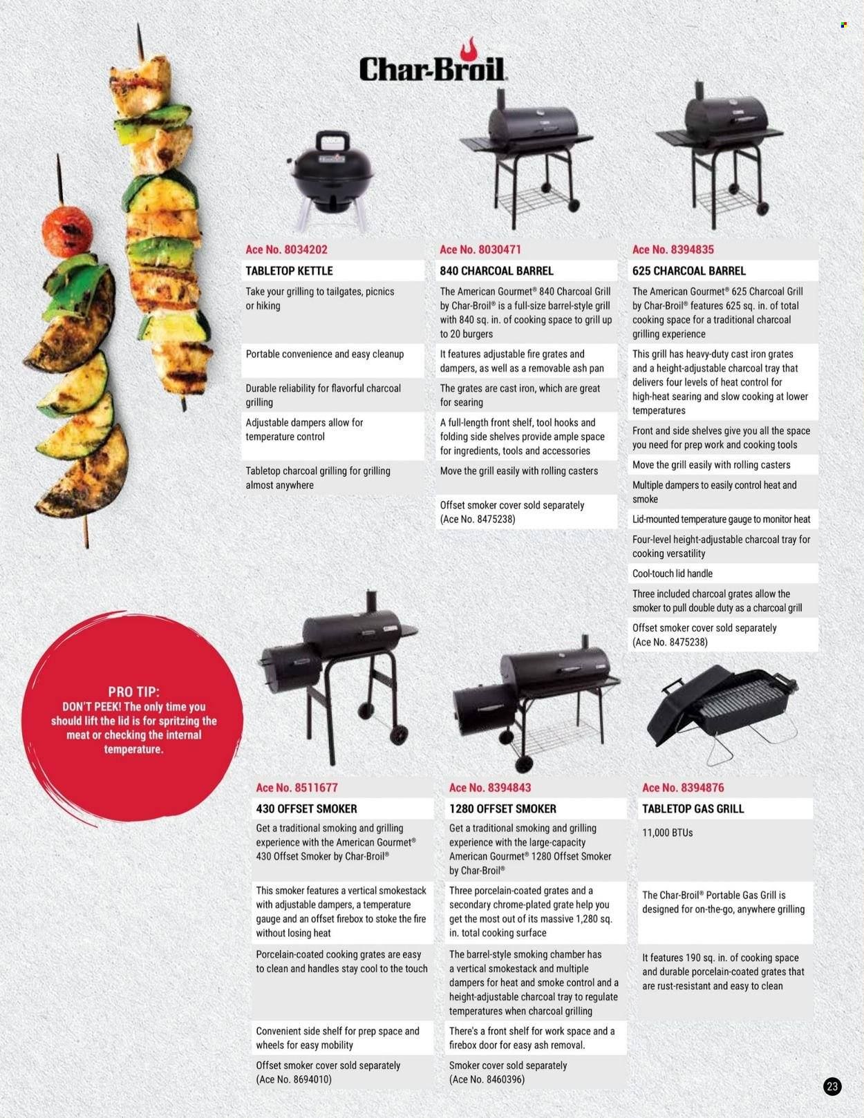 ACE Hardware Grilling Catalog 2022 Weekly Ad Flyer Specials January 14 to December 31, 2022