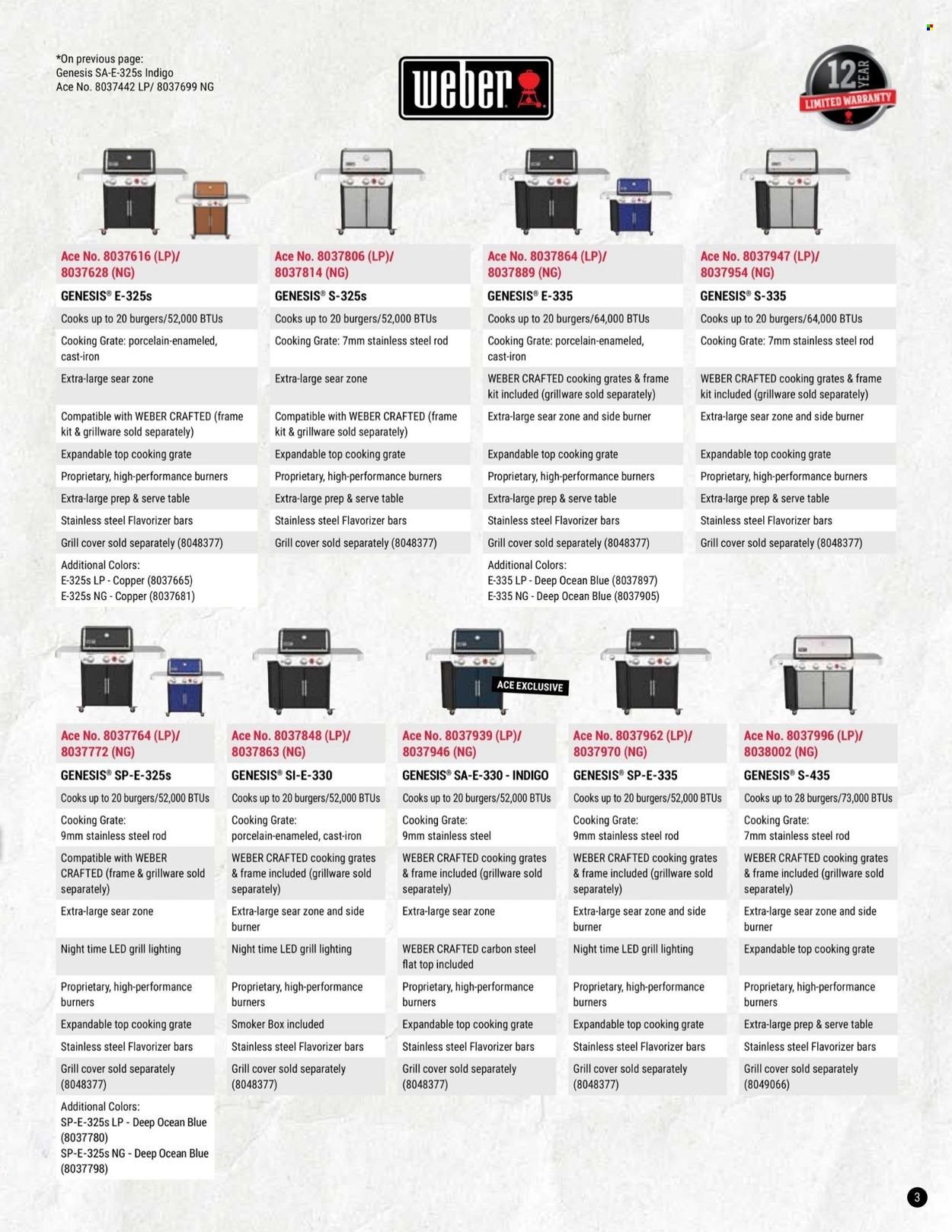 ACE Hardware Grilling Catalog 2022 Weekly Ad Flyer Specials January 14 to December 31, 2022
