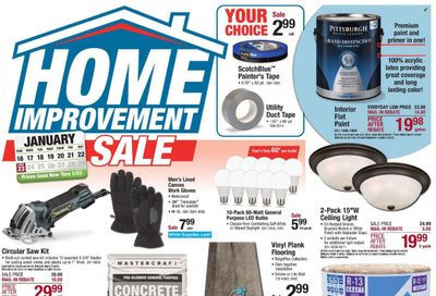 Menards Weekly Ad Flyer January 17 to January 24